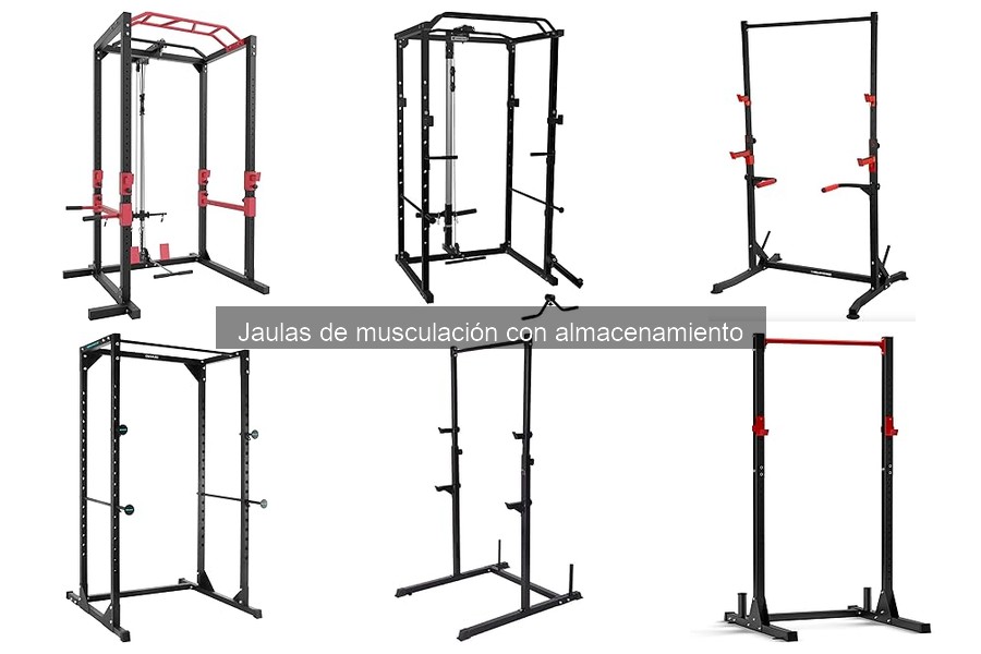Ergonomía en Jaulas de Musculación con Almacenamiento