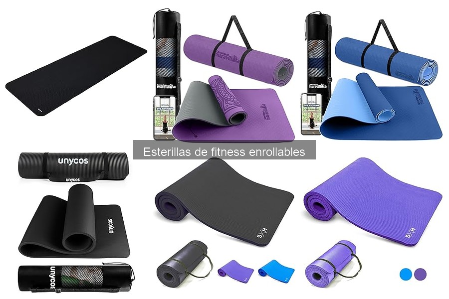 Esterillas de fitness enrollables a buen precio y dónde comprarlas