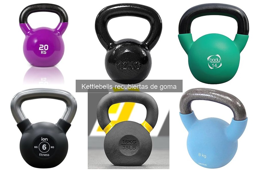 Evita lesiones usando kettlebells recubiertas de goma