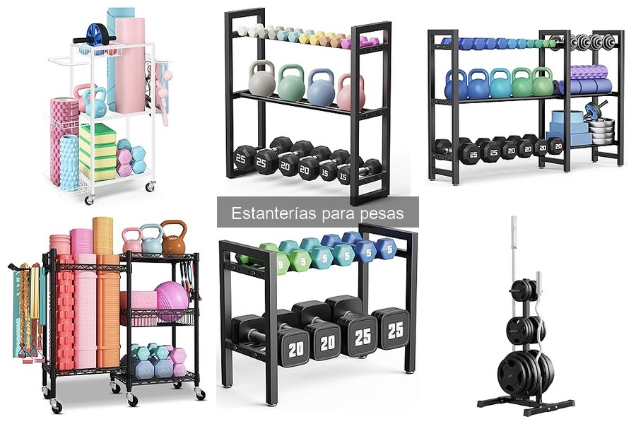 Guía de compra de estanterías para pesas en casa
