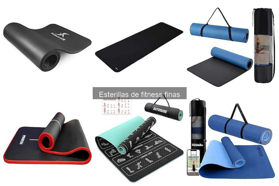 Impacto de las esterillas de fitness finas en el suelo