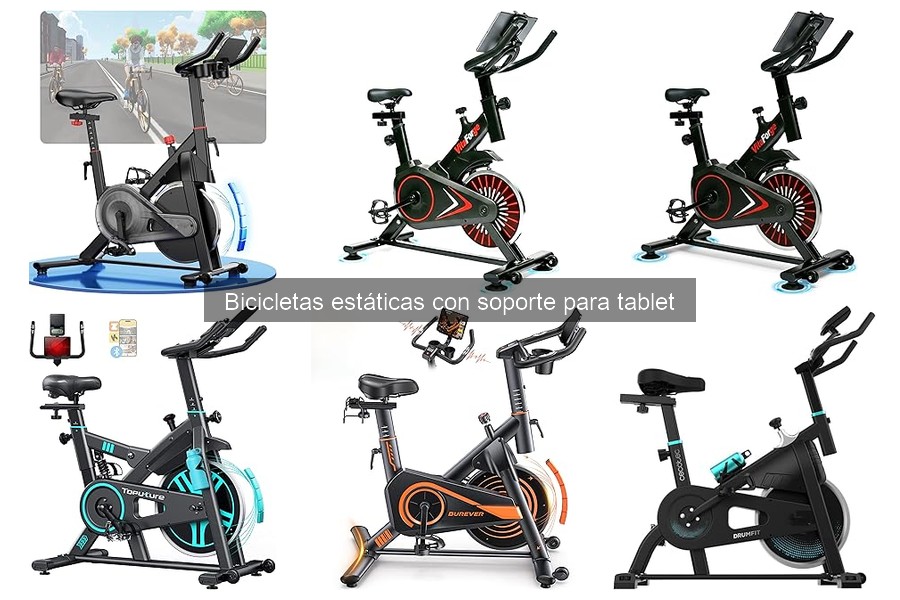 Instalación de Bicicleta Estática con Soporte para Tablet