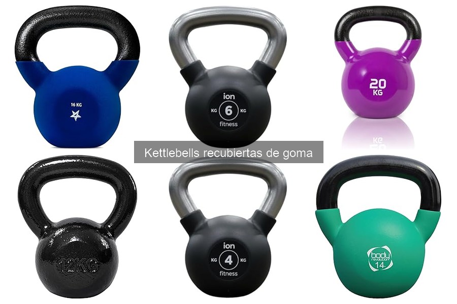 Kettlebells recubiertas de goma vs. otros pesos para entrenar