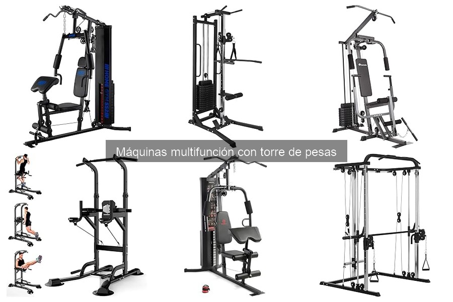 La mejor máquina multifunción con torre de pesas para casa