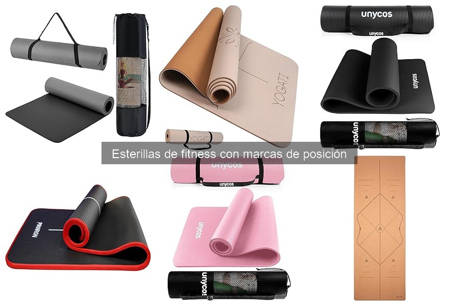 Mejora tu técnica de yoga con esterillas de marcas de posición