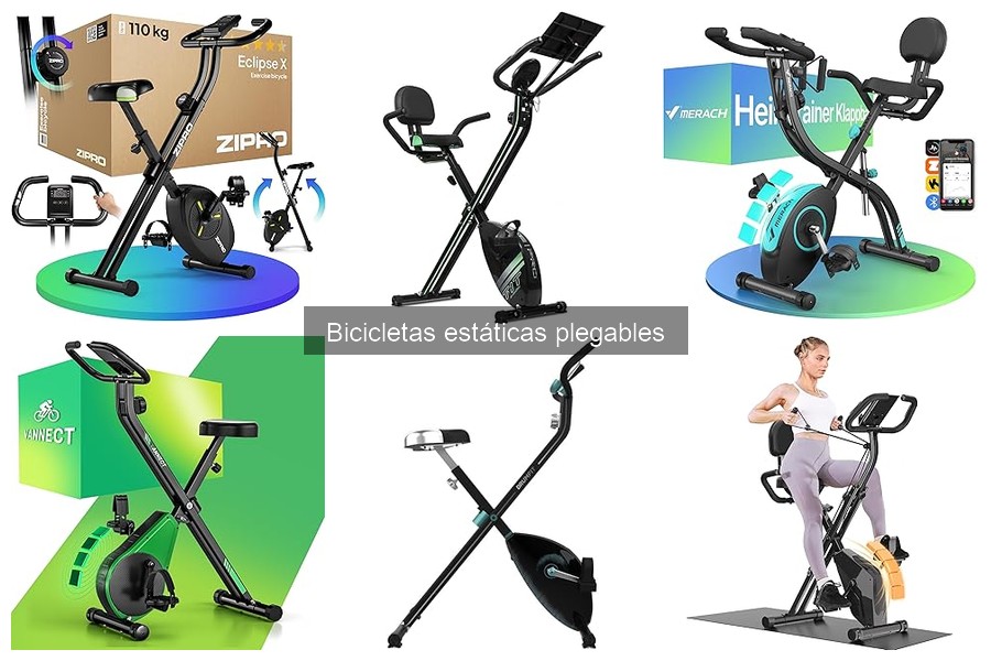 Mejores bicicletas estáticas plegables para espacios reducidos
