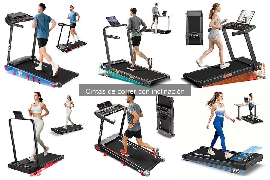 Mejores cintas de correr con inclinación para ejercicio en casa