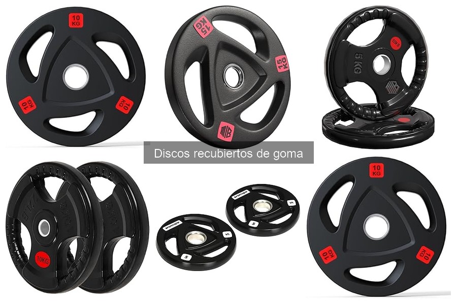Mejores discos recubiertos de goma para entrenamiento de fuerza