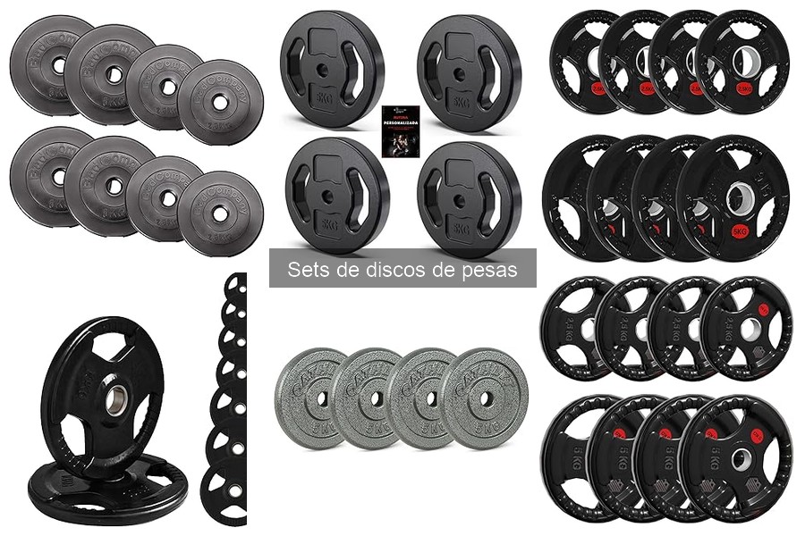 Mejores ejercicios con discos de pesas para entrenar en casa