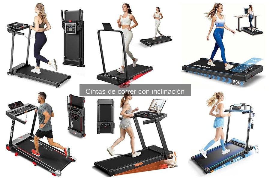 Mejores ejercicios en cintas de correr con inclinación