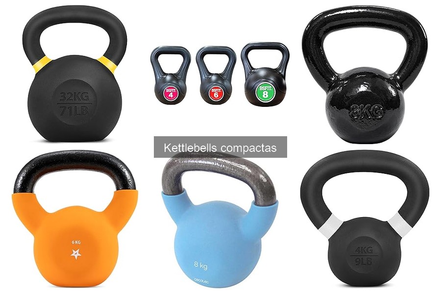 Mejores kettlebells compactas para entrenamiento en casa