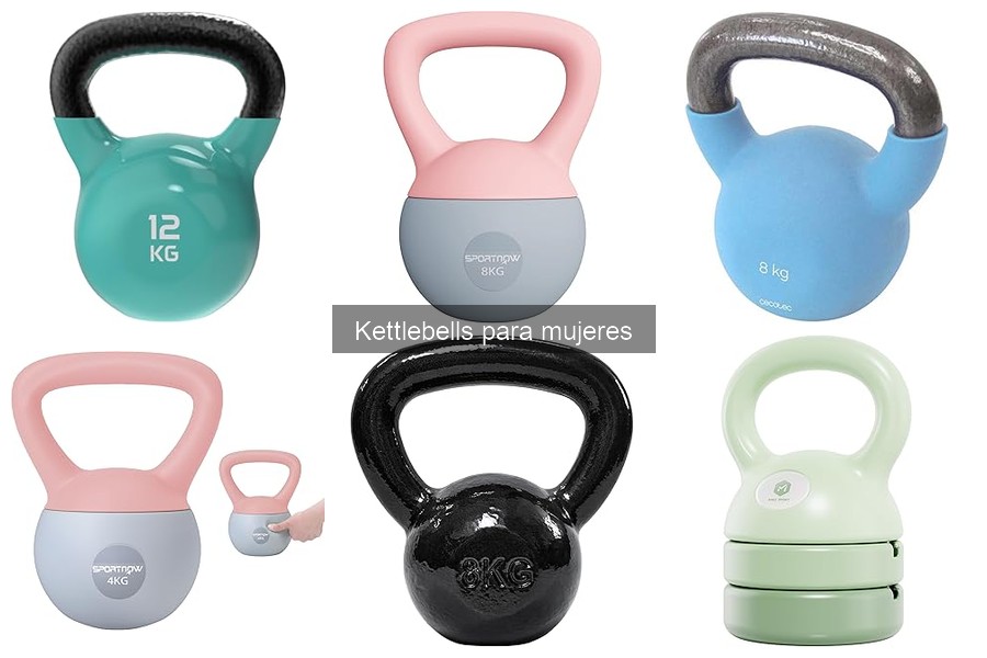 Mejores kettlebells para mujeres principiantes – Comparativa