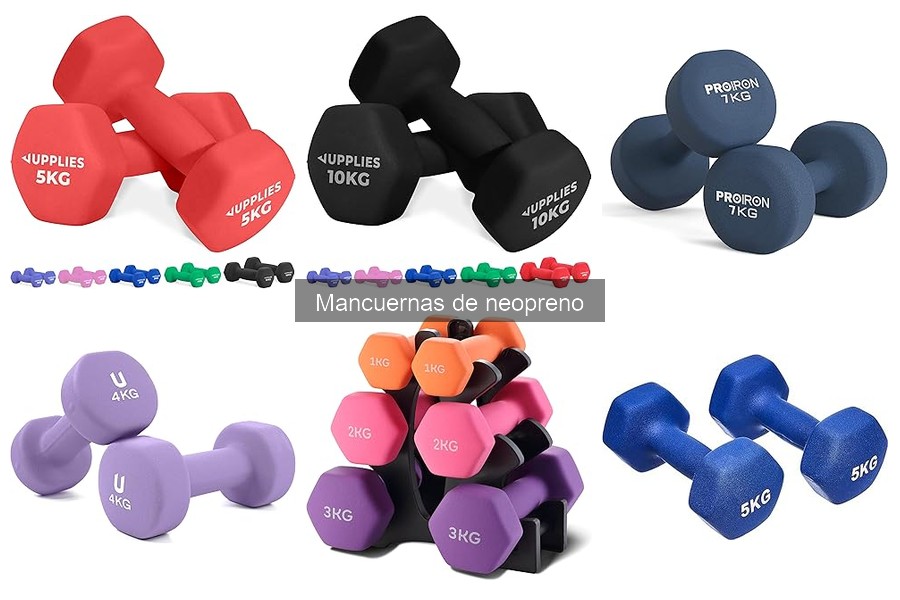 Mejores mancuernas de neopreno para principiantes: guía y comparativa