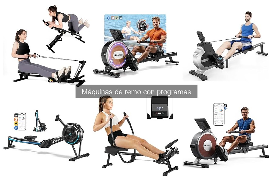 Mejores máquinas de remo con programas para principiantes