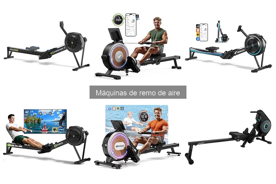 Mejores máquinas de remo de aire para principiantes