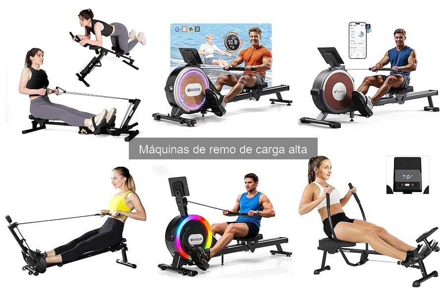 Mejores máquinas de remo de carga alta para entrenar en casa