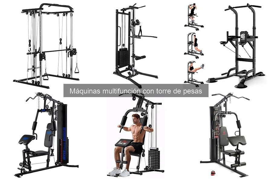 Mejores máquinas multifunción con torre de pesas para principiantes