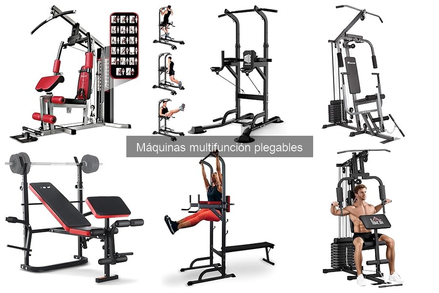 Mejores máquinas multifunción plegables para tu gimnasio en casa