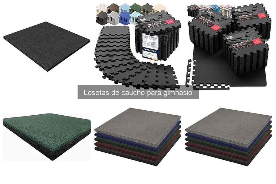 Mejores marcas de losetas de caucho para gimnasios
