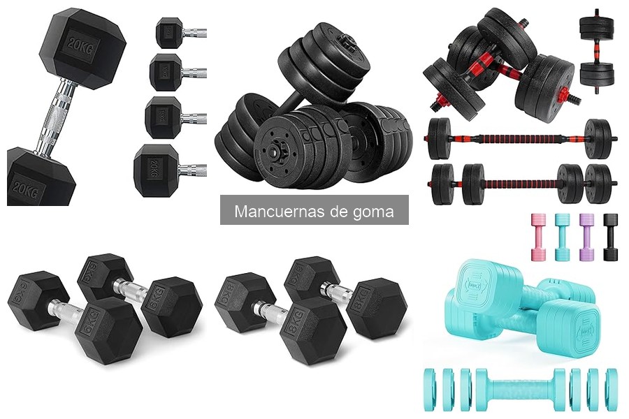 ** Mejores marcas de mancuernas de goma para entrenar en casa