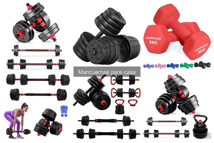 Mejores marcas de mancuernas para gimnasio en casa