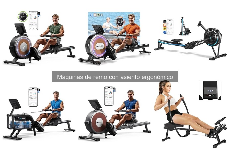 Mejores marcas de máquinas de remo con asiento ergonómico