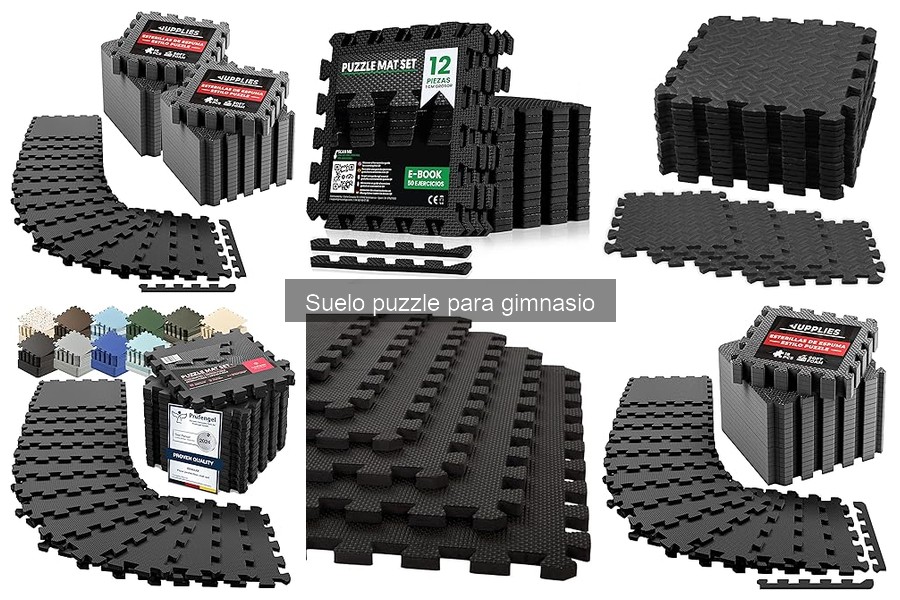 Mejores marcas de suelo puzzle para gimnasio en casa