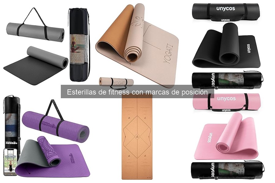 Mejores ofertas para comprar esterillas de fitness con marcas de posición