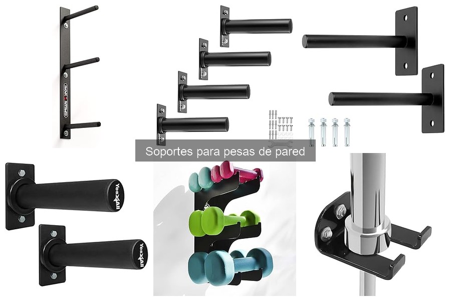 Mejores soportes para pesas de pared: marcas populares