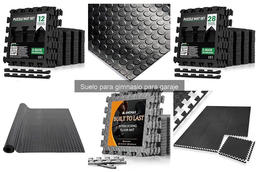 Mejores suelos de goma para gimnasio en garaje: comparativa