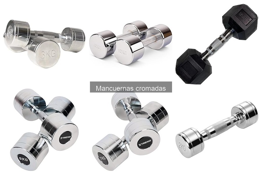 Mejores tiendas para comprar mancuernas cromadas al mejor precio