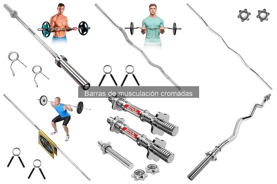 Ofertas en barras de musculación cromadas para tu hogar