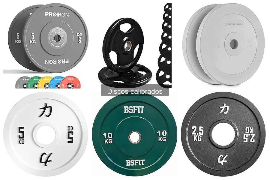 Opiniones de usuarios sobre discos calibrados para gimnasio
