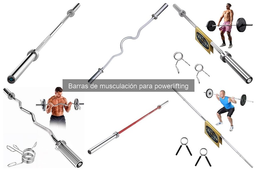 Peso ideal de barra de musculación para powerlifting