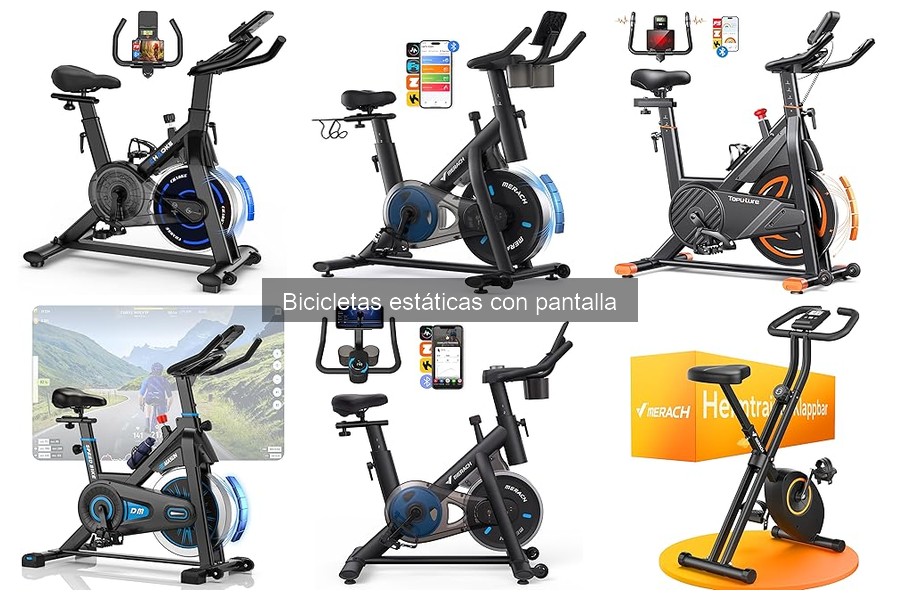Precio promedio de bicicletas estáticas con pantalla