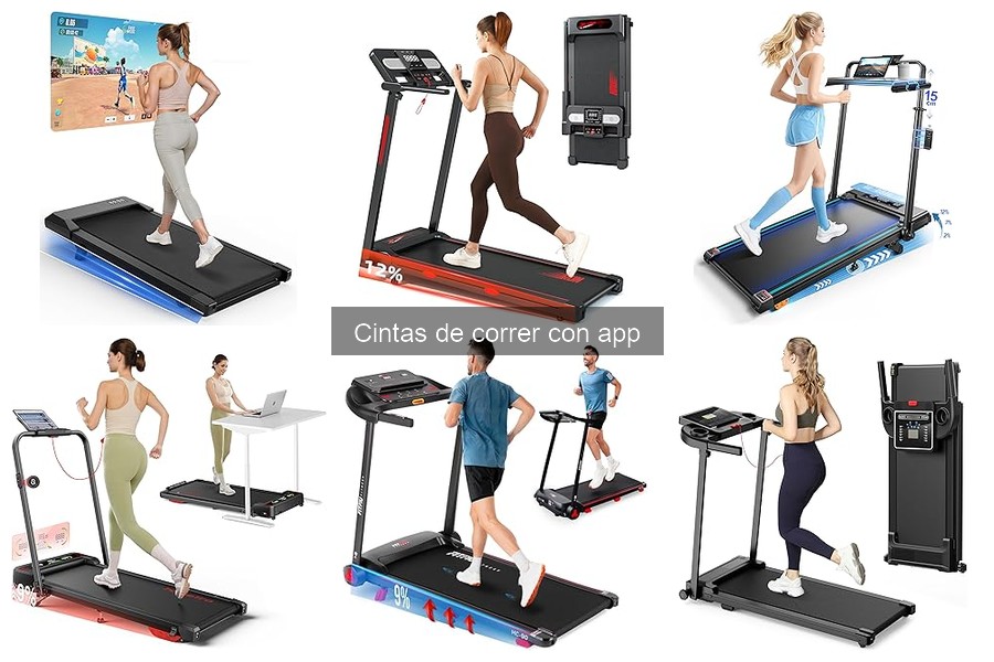 Precio promedio de cintas de correr con app en el mercado