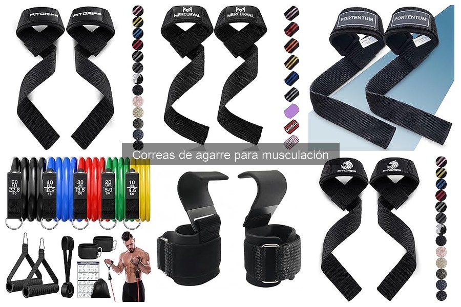Precio promedio de correas de agarre para musculación