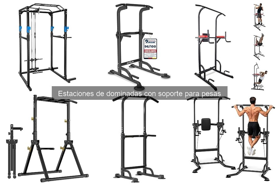 Precios de estaciones de dominadas con soporte para pesas