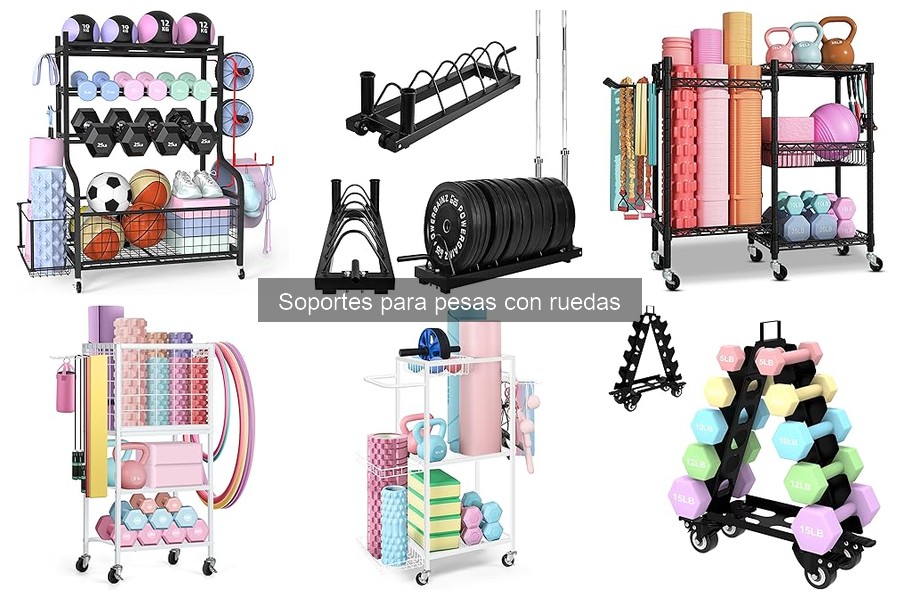 ¿Qué es un soporte para pesas con ruedas? Descubre sus beneficios