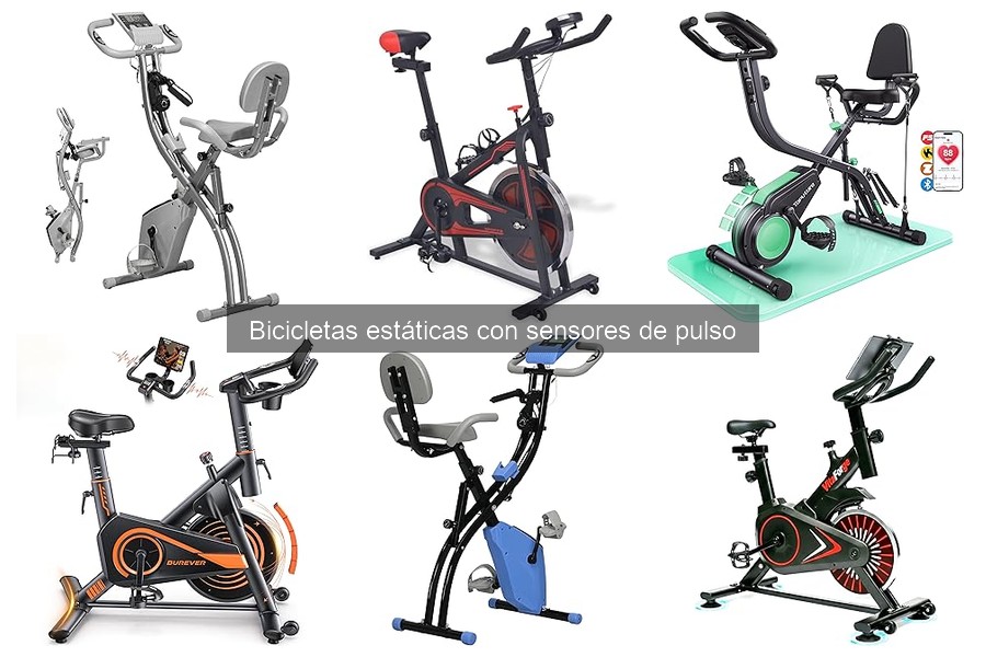 ¿Qué es una bicicleta estática con sensores de pulso?