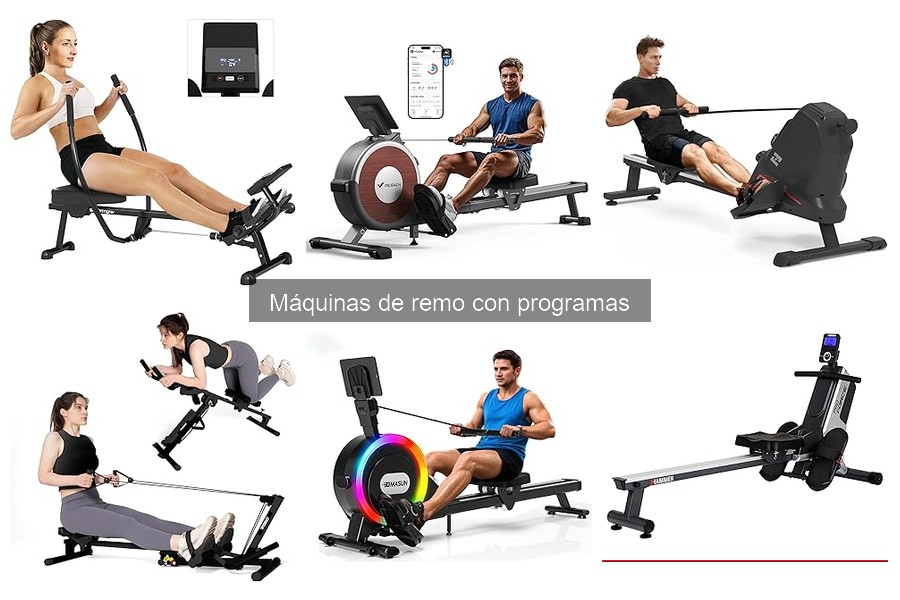 ¿Qué es una máquina de remo con programas? Características clave