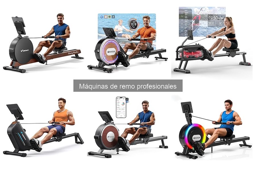 Qué es una máquina de remo profesional y sus características