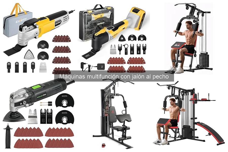 ¿Qué es una máquina multifunción con jalón al pecho?
