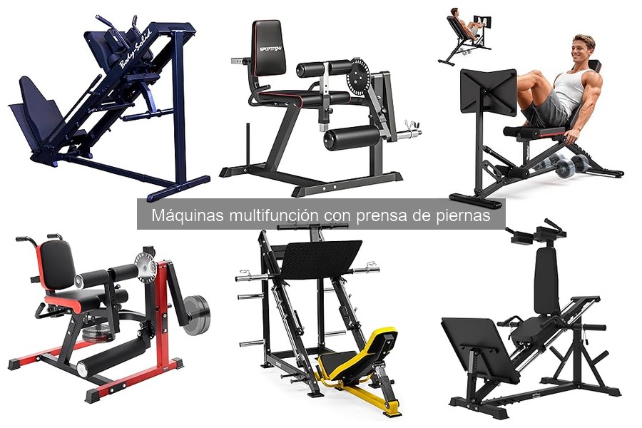 ¿Qué es una máquina multifuncional con prensa de piernas?