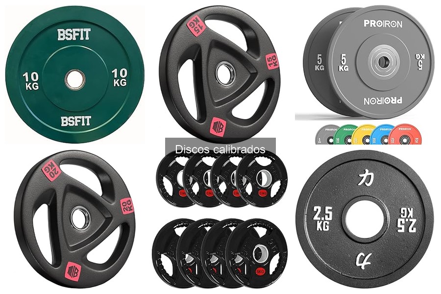 ¿Qué peso de discos calibrados elegir para tus entrenamientos?
