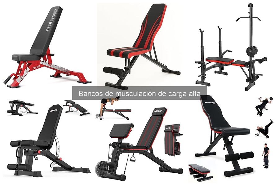 ¿Qué peso máximo soporta un banco de musculación de carga alta?
