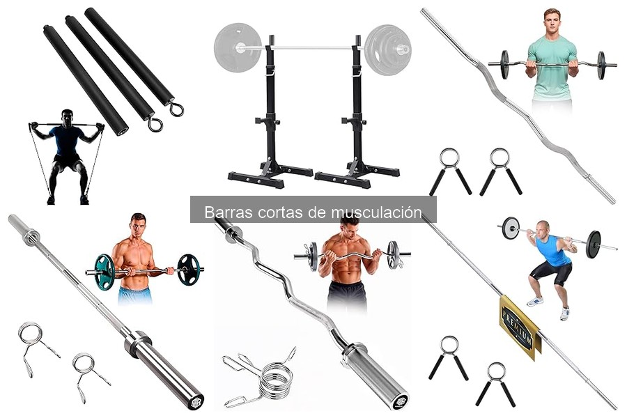 ¿Qué peso máximo soporta una barra corta de musculación?