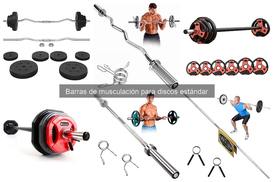 ¿Qué son las barras de musculación para discos estándar?