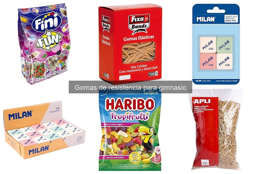 ¿Qué son las gomas de resistencia para gimnasio en casa?