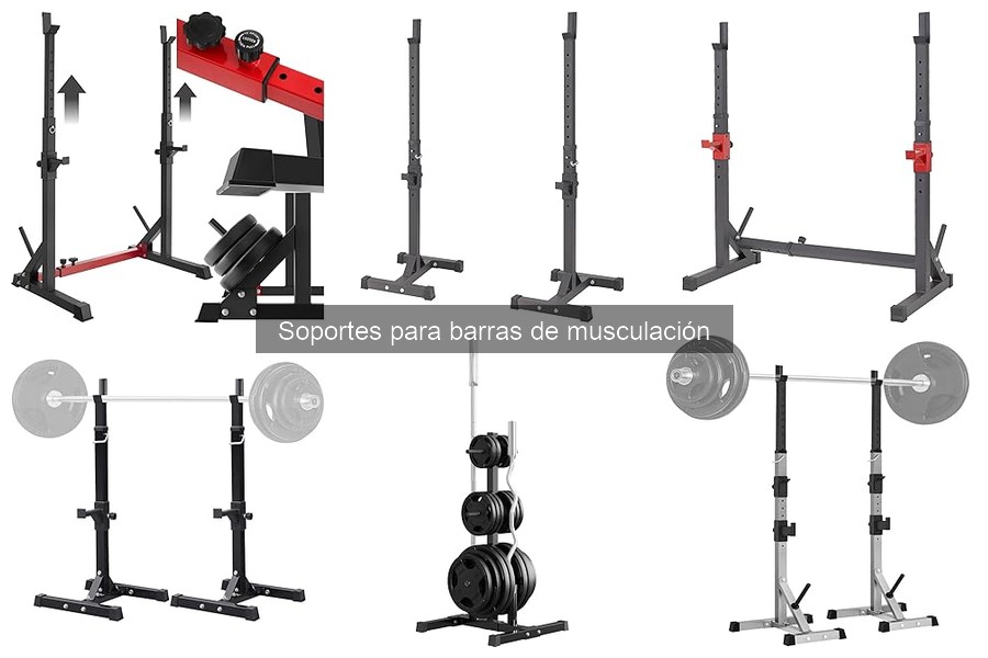¿Qué son los soportes para barras de musculación?